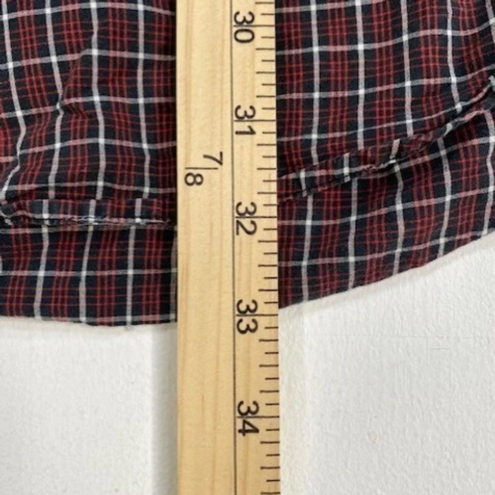 Ralph Lauren Jeans Company Plaid Button Down‎ Shirt Men's 2XL Cotton Long Sleeve